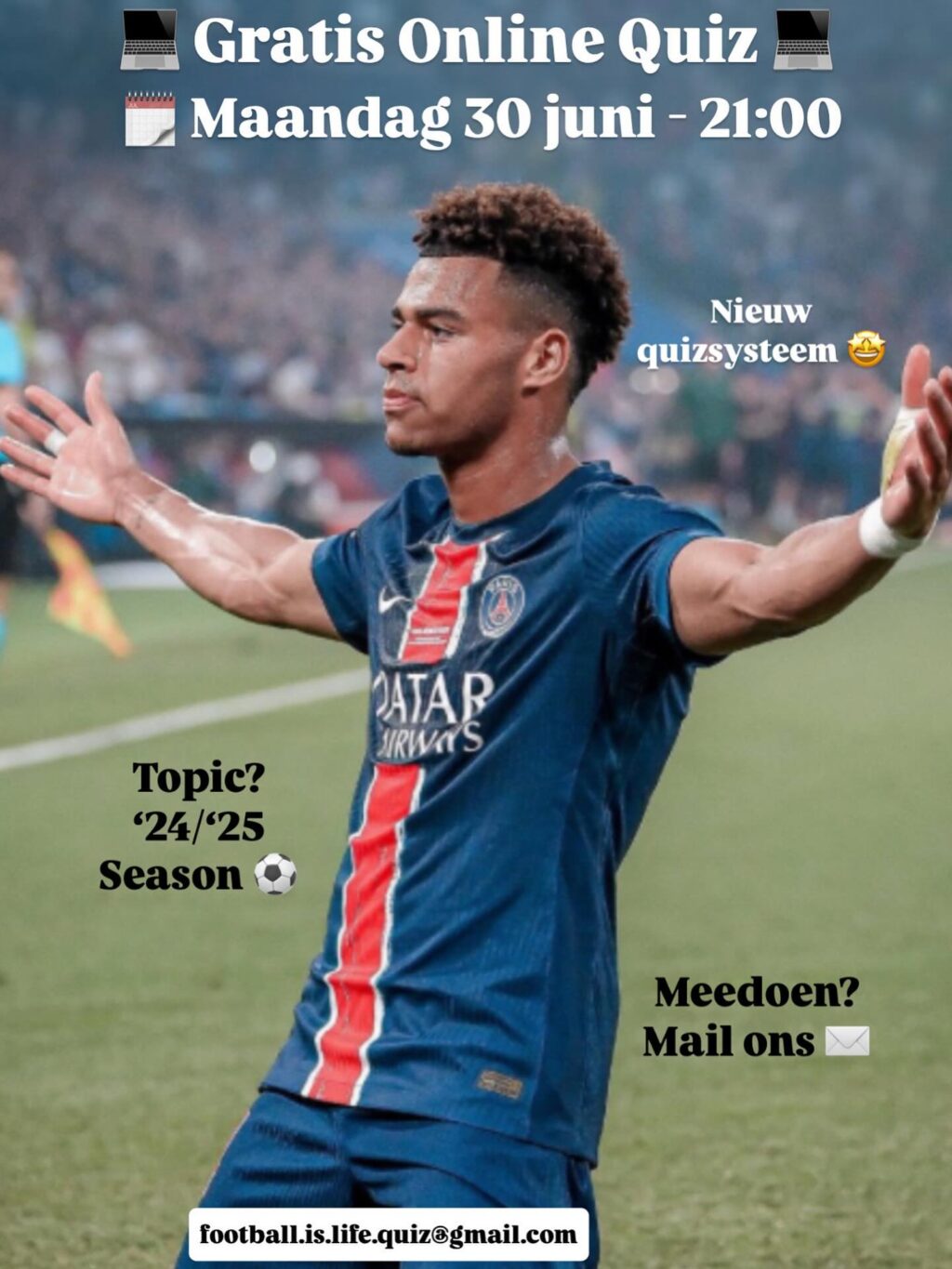 Instagram post from football_is_life_quiz. This post is in position 1.